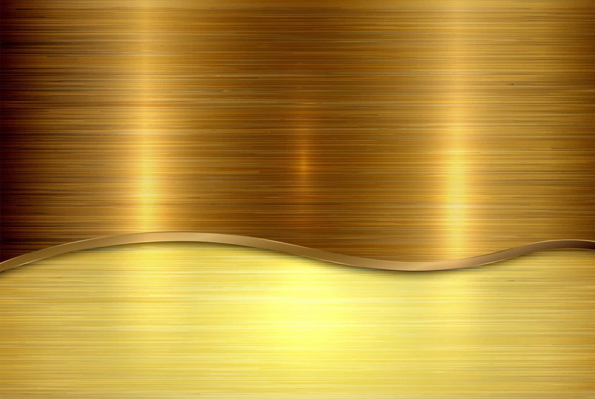 Bronze And Golden Waves Background