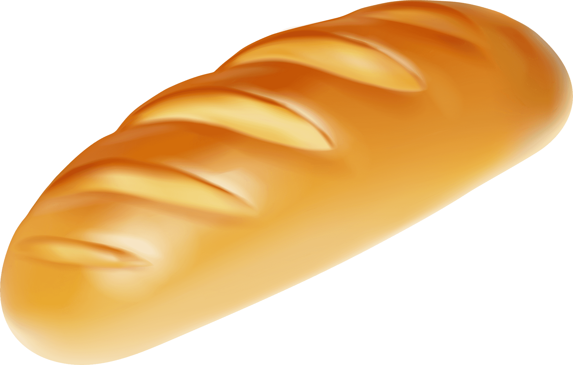 Golden Baguette Emoji PNG