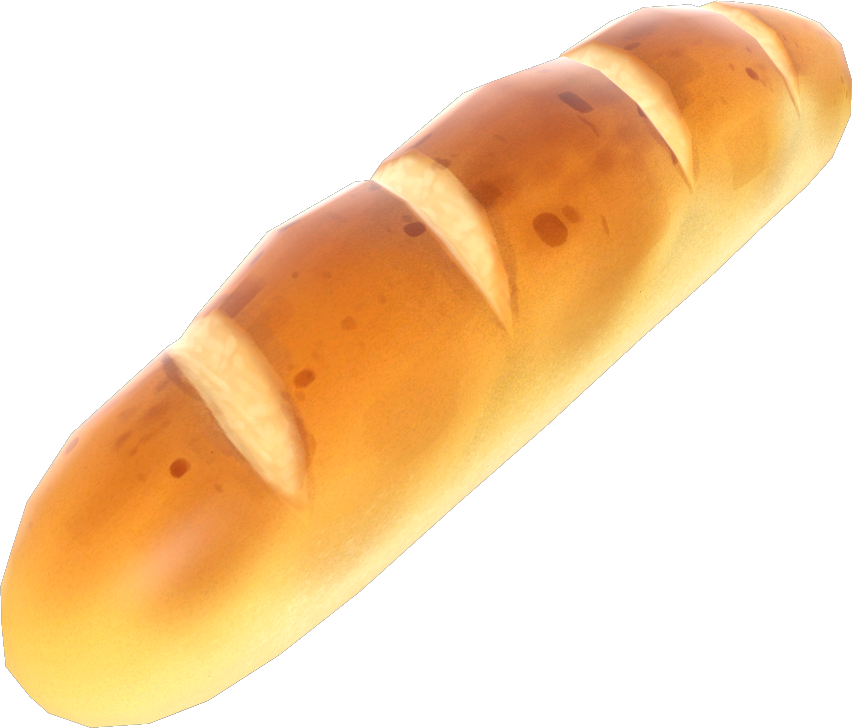 Golden Baguette Isolated.png PNG