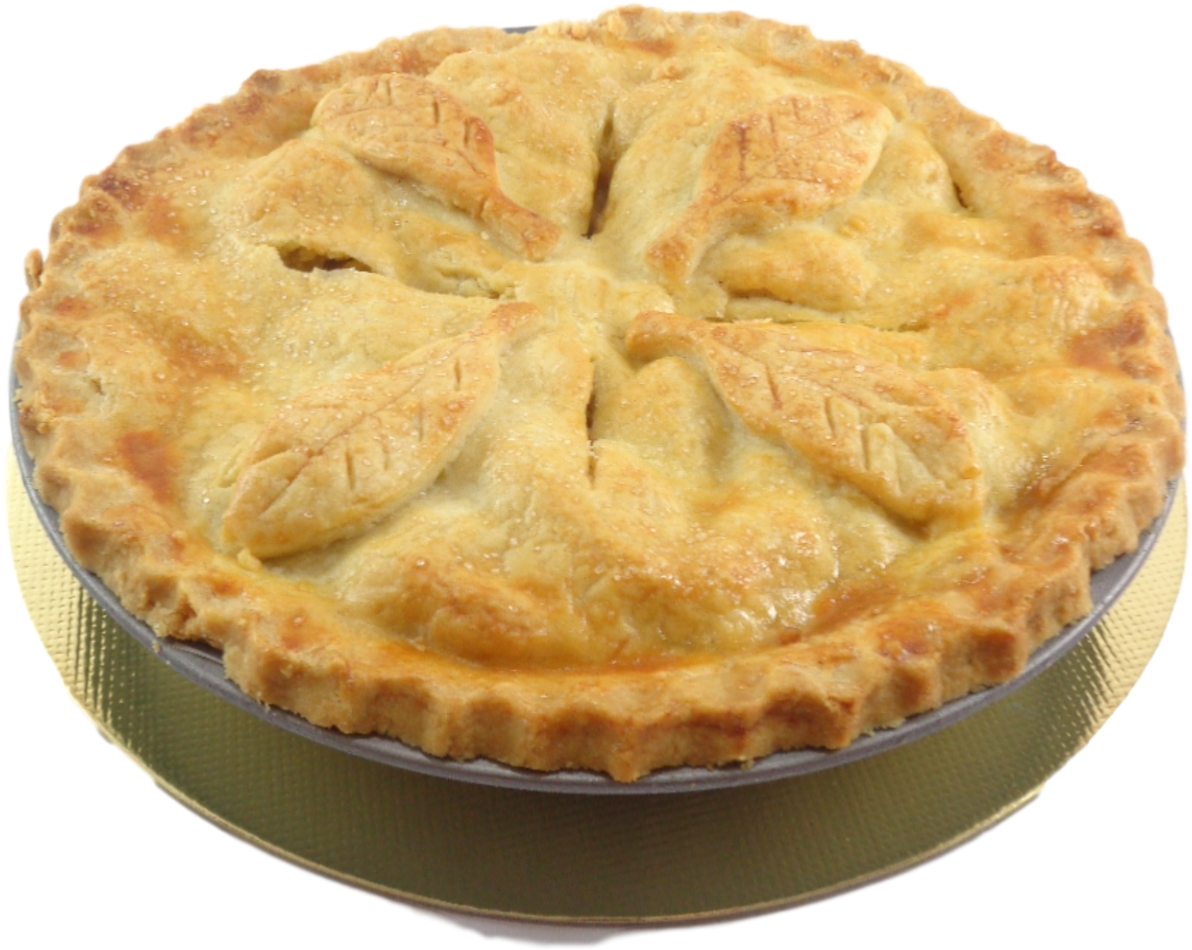Golden Baked Apple Pie PNG