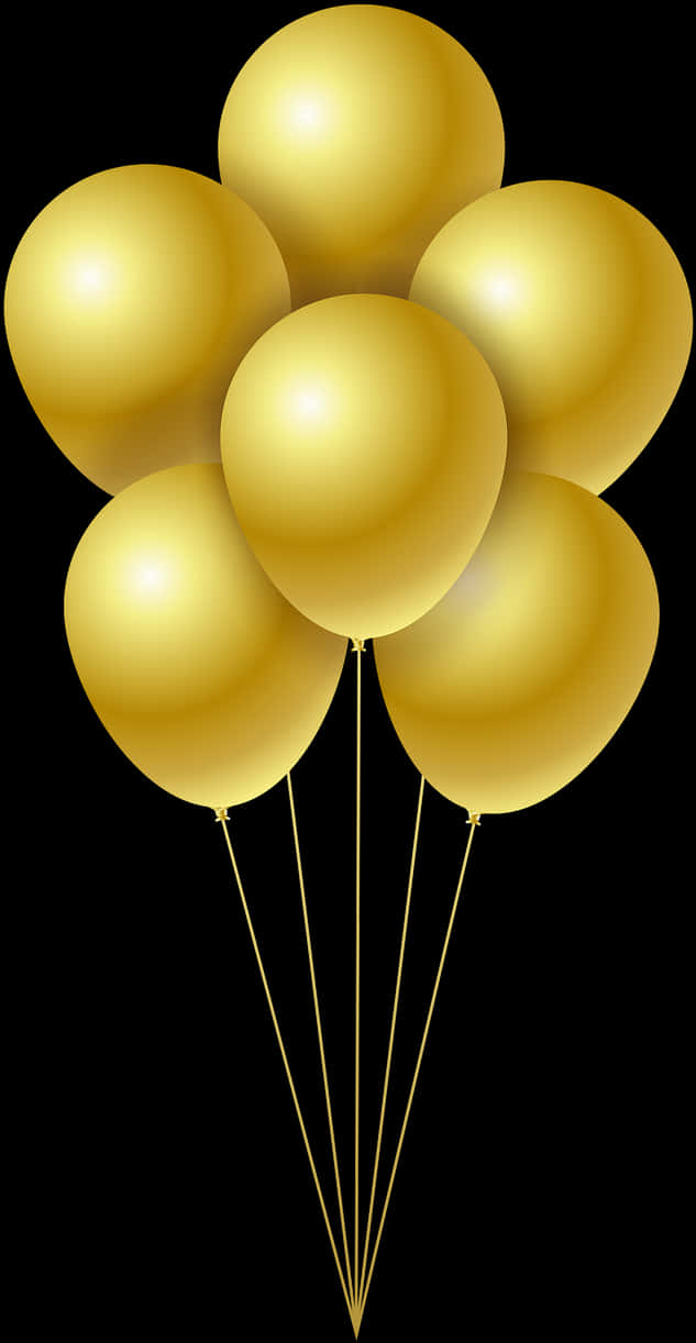 Golden Balloons Cluster.jpg PNG