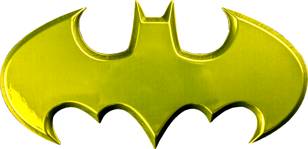 Golden Batman Logo PNG