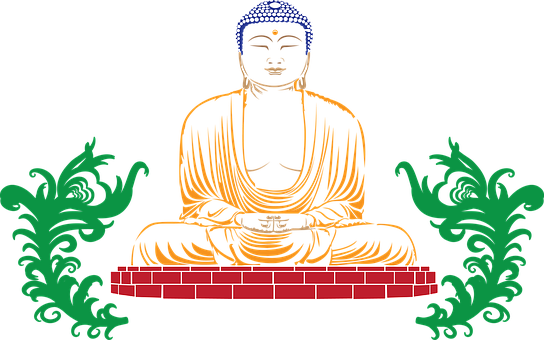 Golden_ Buddha_ Illustration PNG