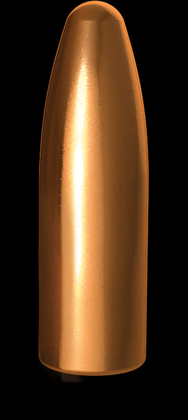 Golden Bullet Black Background PNG