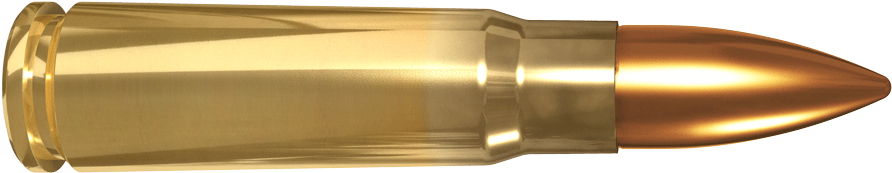 Golden Bullet3 D Render PNG