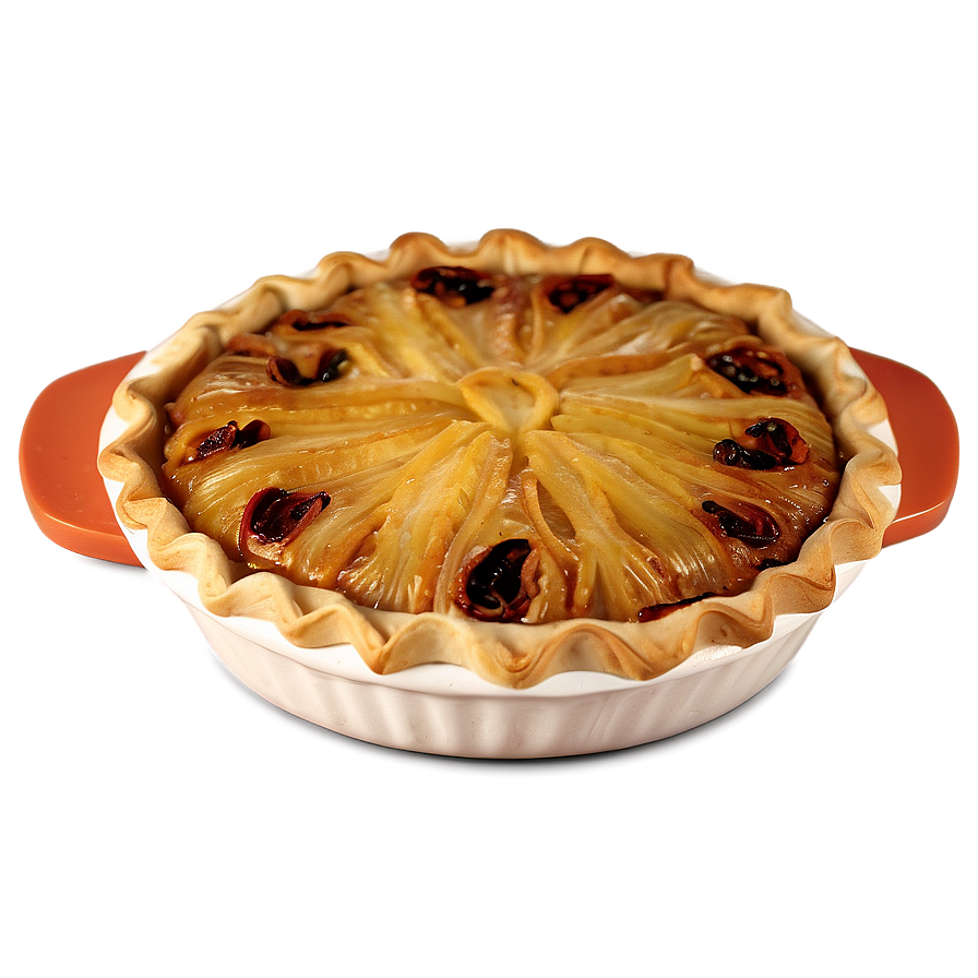 Golden Caramelized Onion Pie Png Gtu PNG
