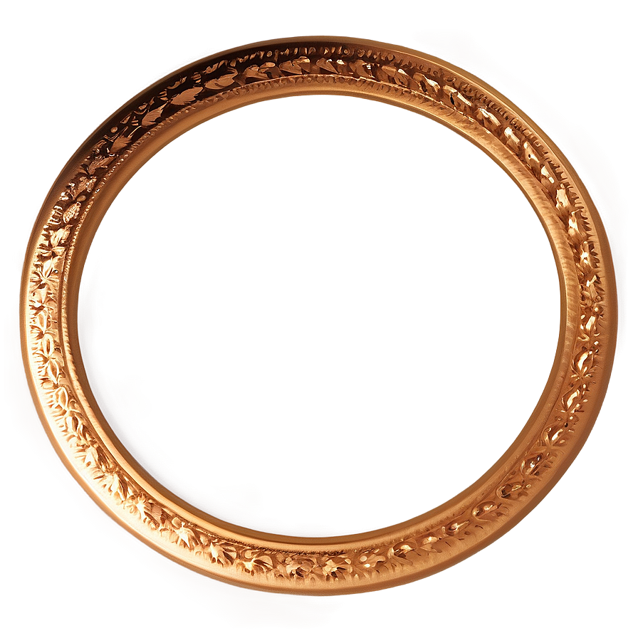 Golden Circle Luxe Border Png Iin66 PNG