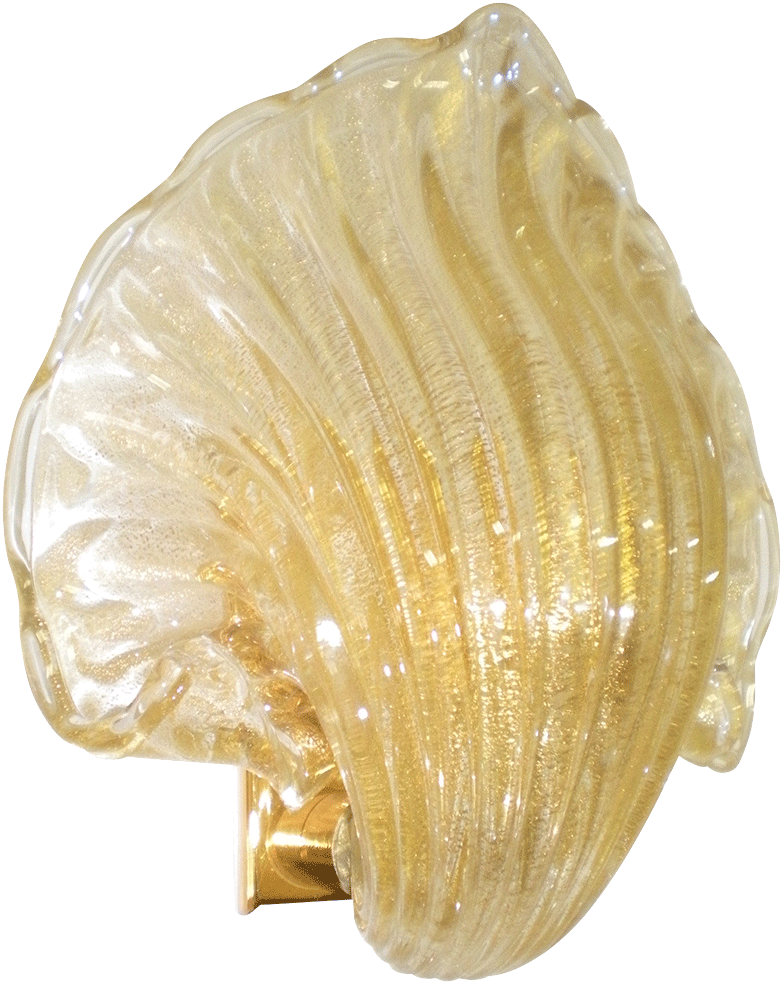 Golden Conch Door Knob PNG