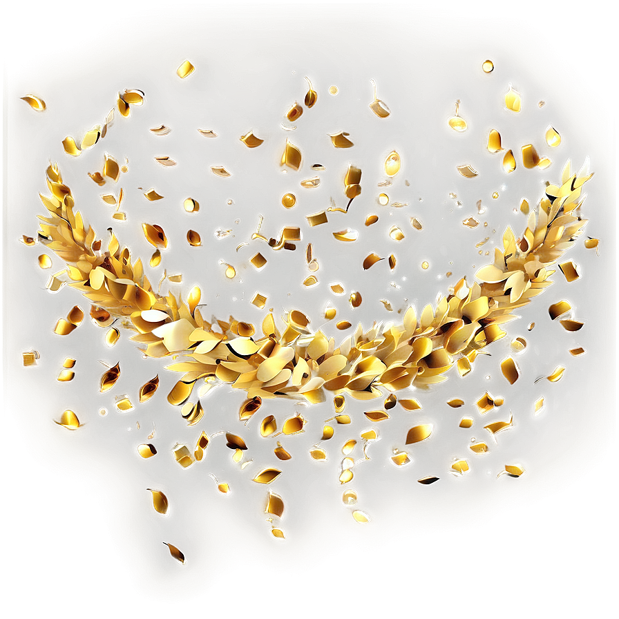 Golden Confetti Png Lbx42 PNG