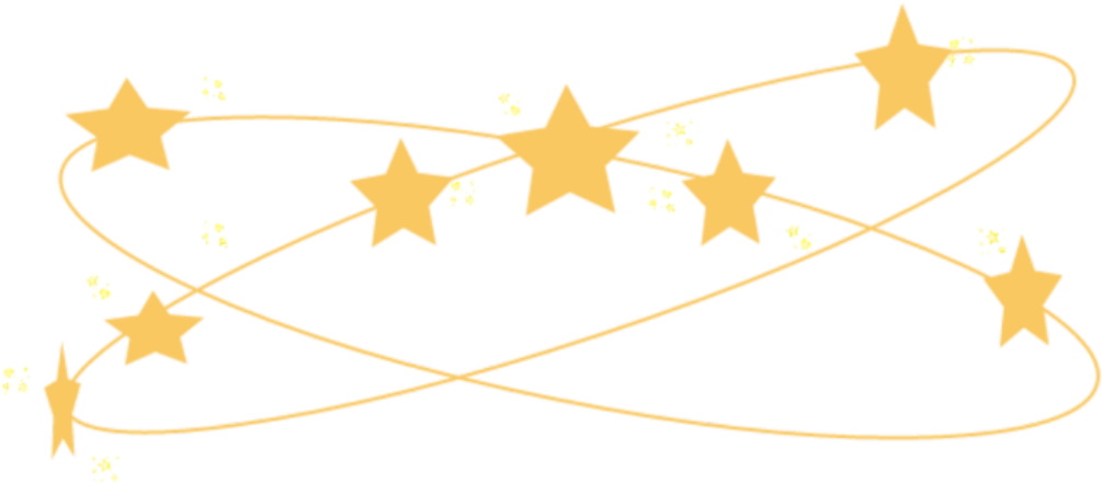 Golden Constellation Graphic PNG