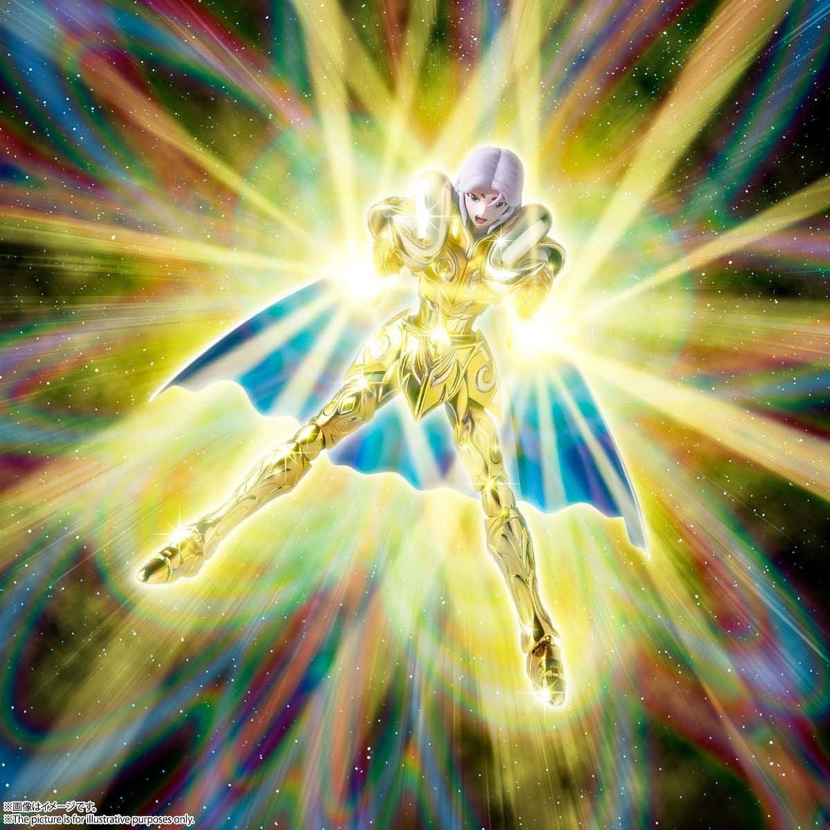 Golden Cosmo Of Aries Mu – Saint Seiya Series Wallpaper