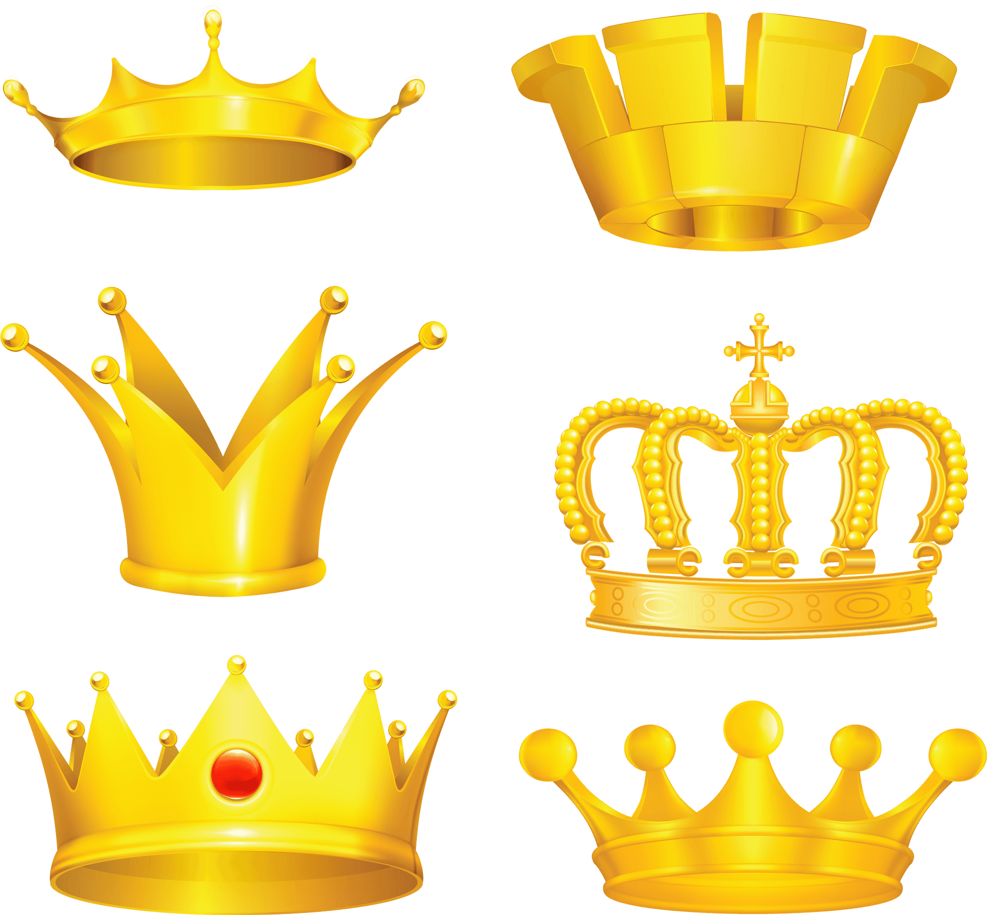Golden Crown Collection PNG