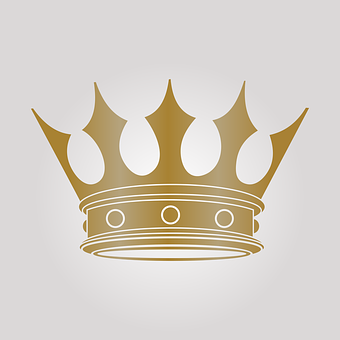 Golden Crown Graphic PNG