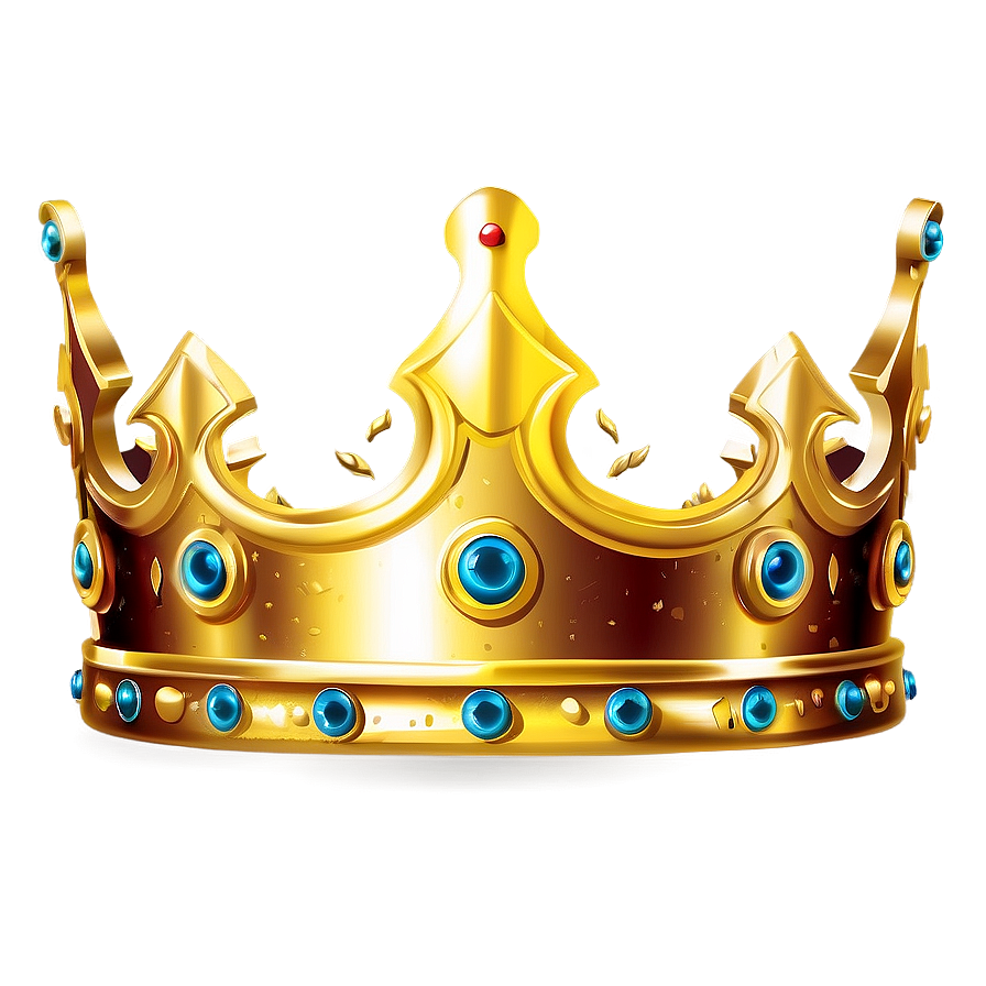 Download Golden Crown Illustration Png Tvk | Wallpapers.com