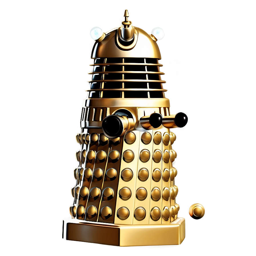 Golden Dalek Emblem Png 06242024 PNG