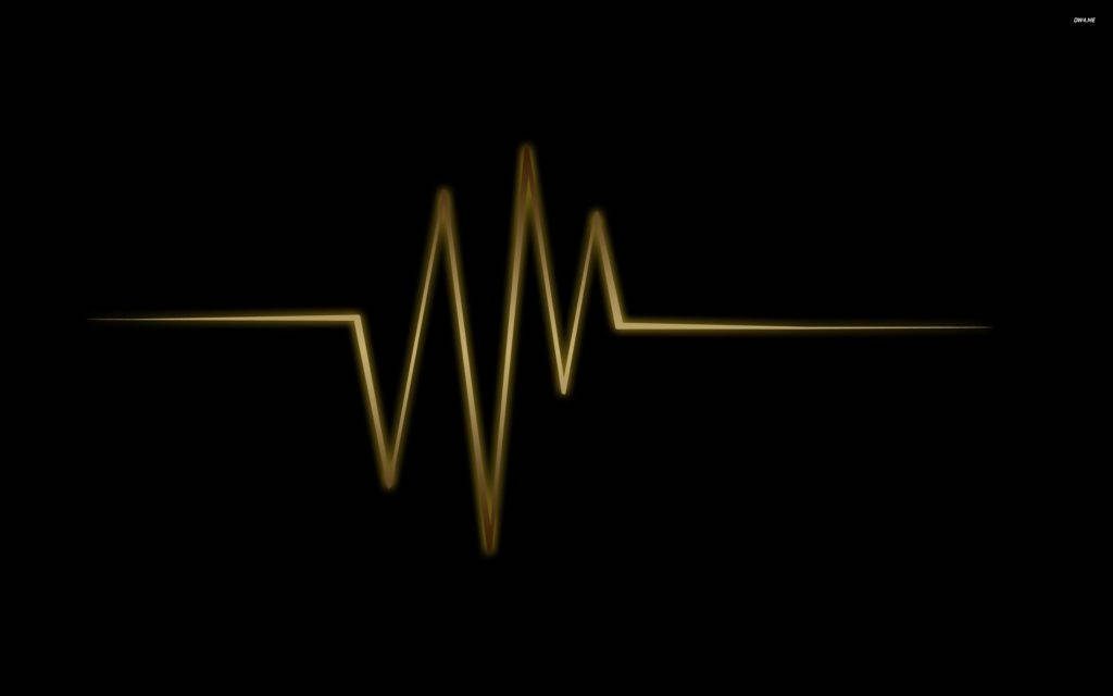 Golden Death Heartbeat Wallpaper