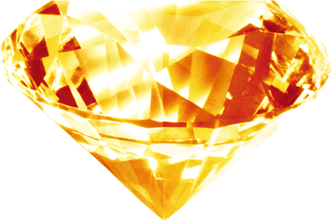 Golden Diamond Illustration.png PNG