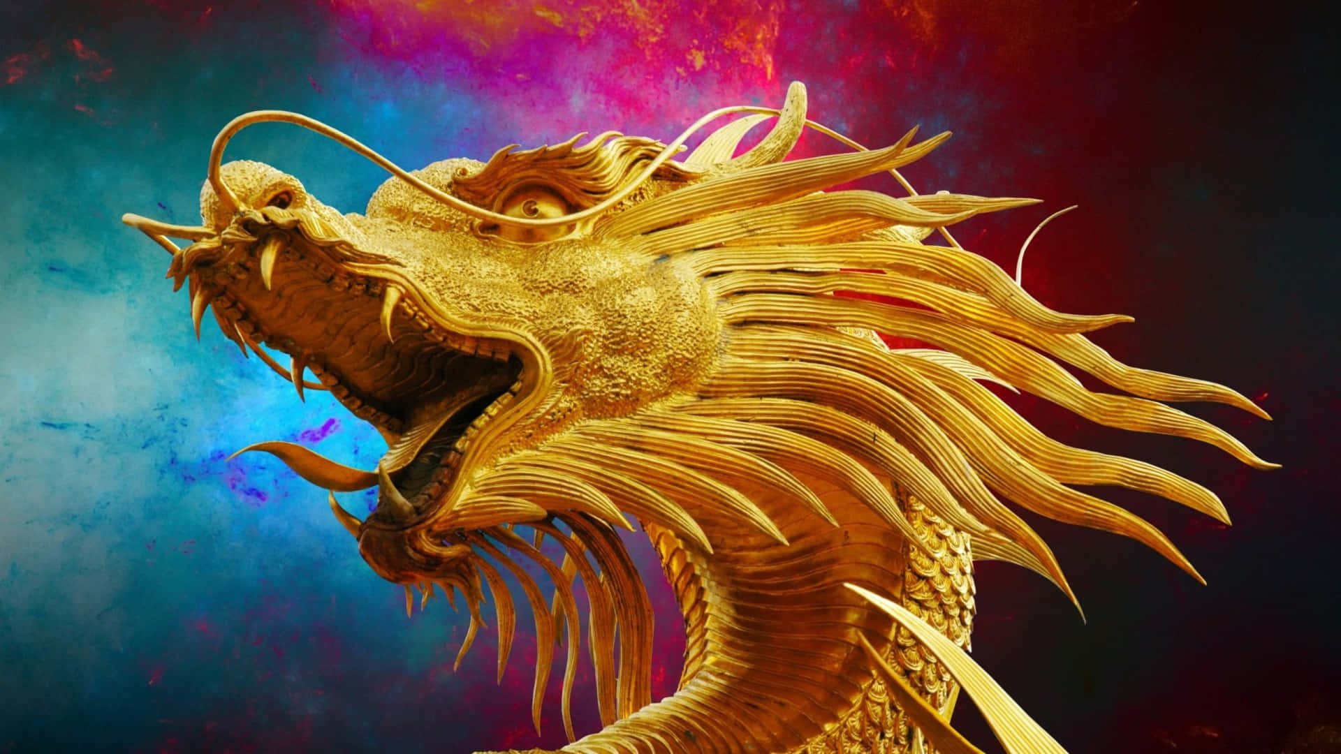 Golden Dragon Background