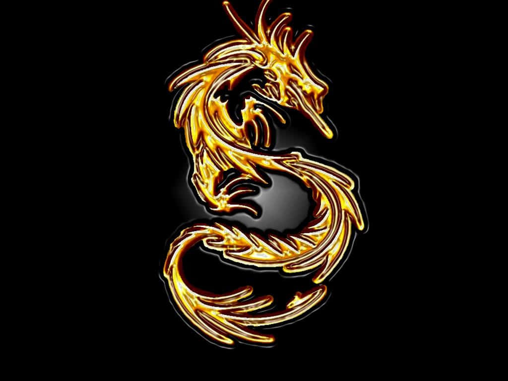 Golden Dragon Background