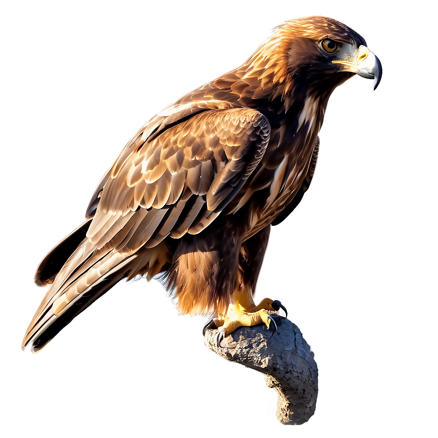 Golden Eagle Against Blue Sky Png 43 PNG