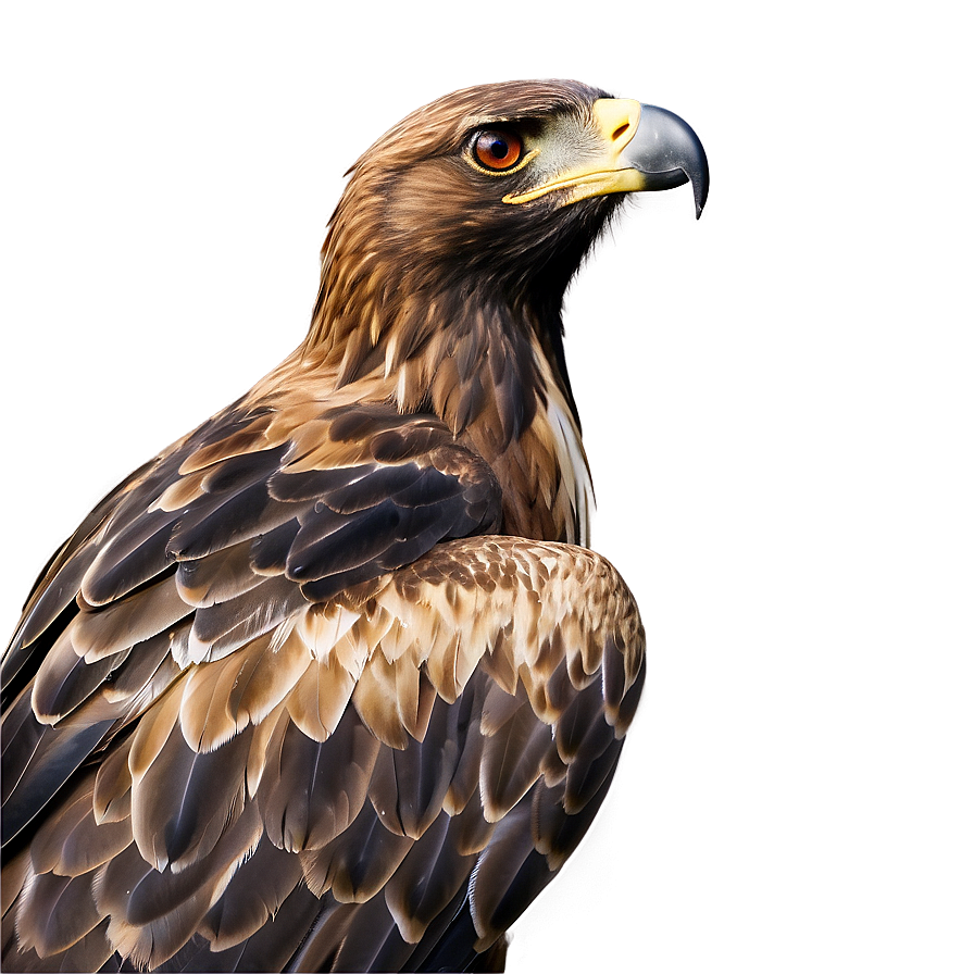 Golden Eagle Close-up Png Rvp PNG