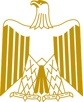 Golden_ Eagle_ Emblem_ Vector PNG