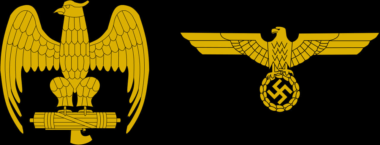 Golden Eagle Emblems PNG