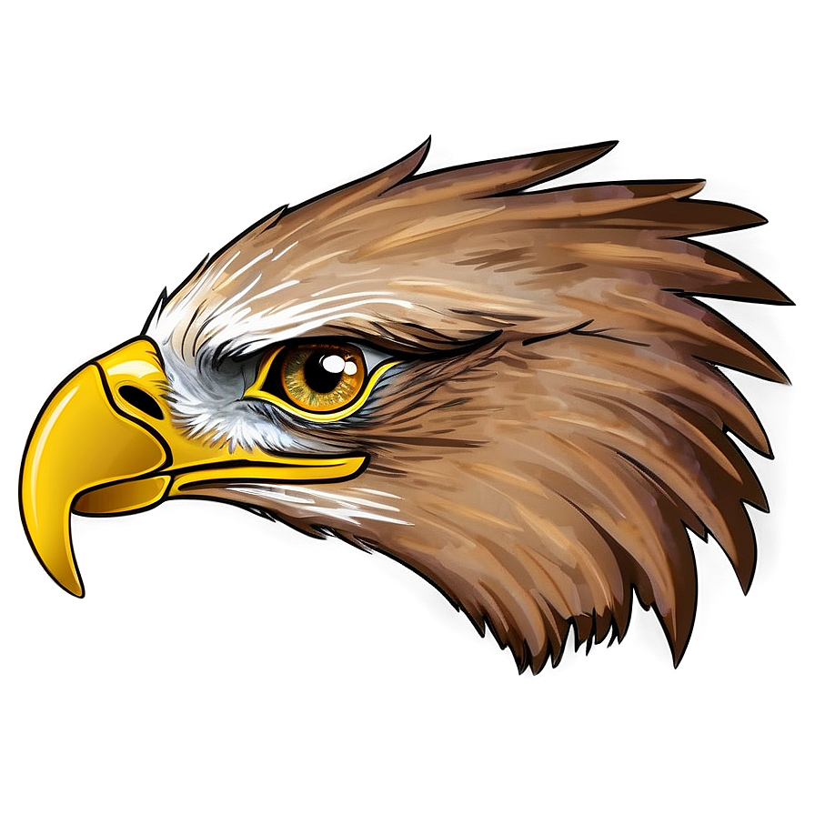 Golden Eagle Eye Detail Png 06202024 PNG