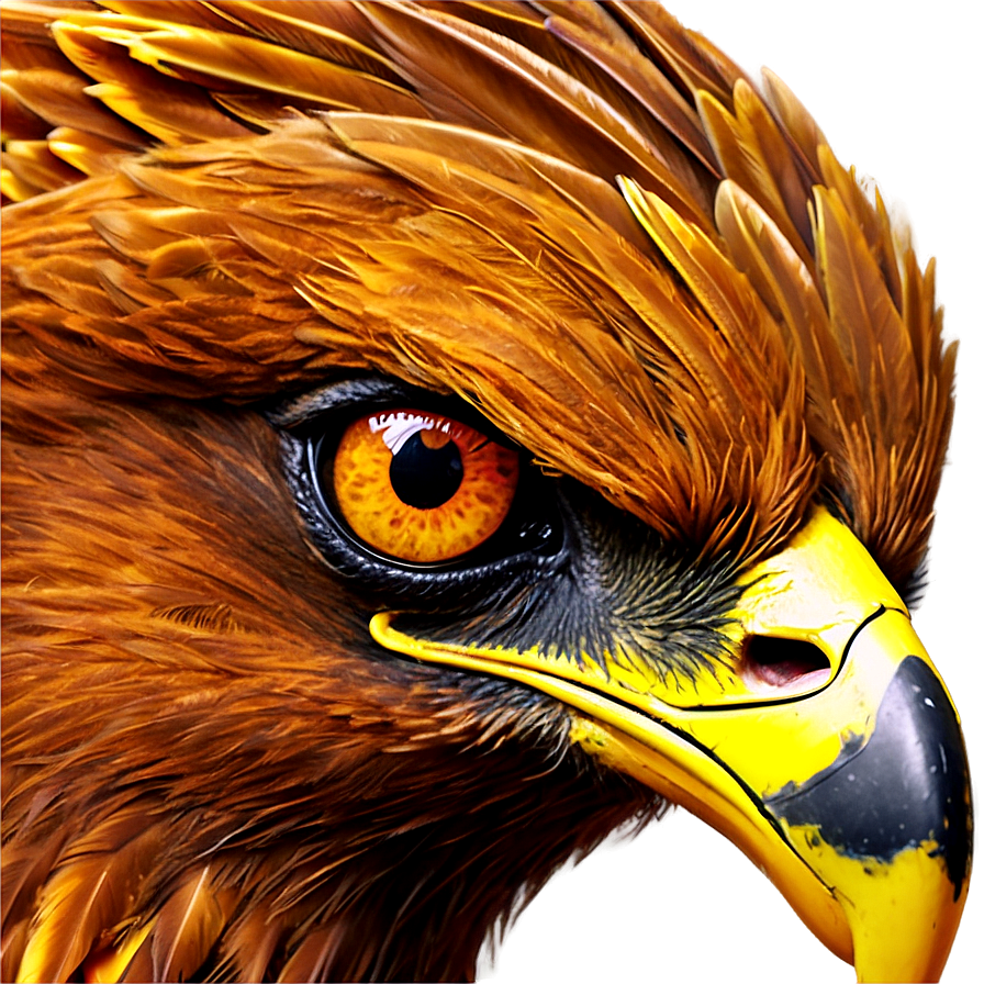 Golden Eagle Eye Detail Png 06202024 PNG