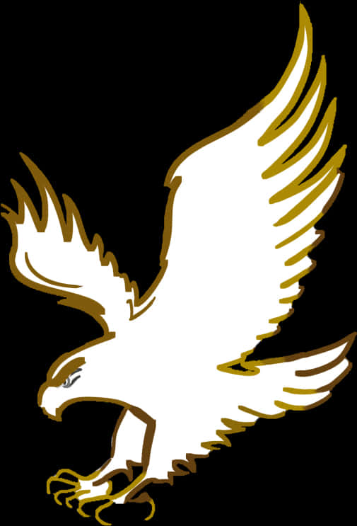 Golden Eagle Graphic PNG