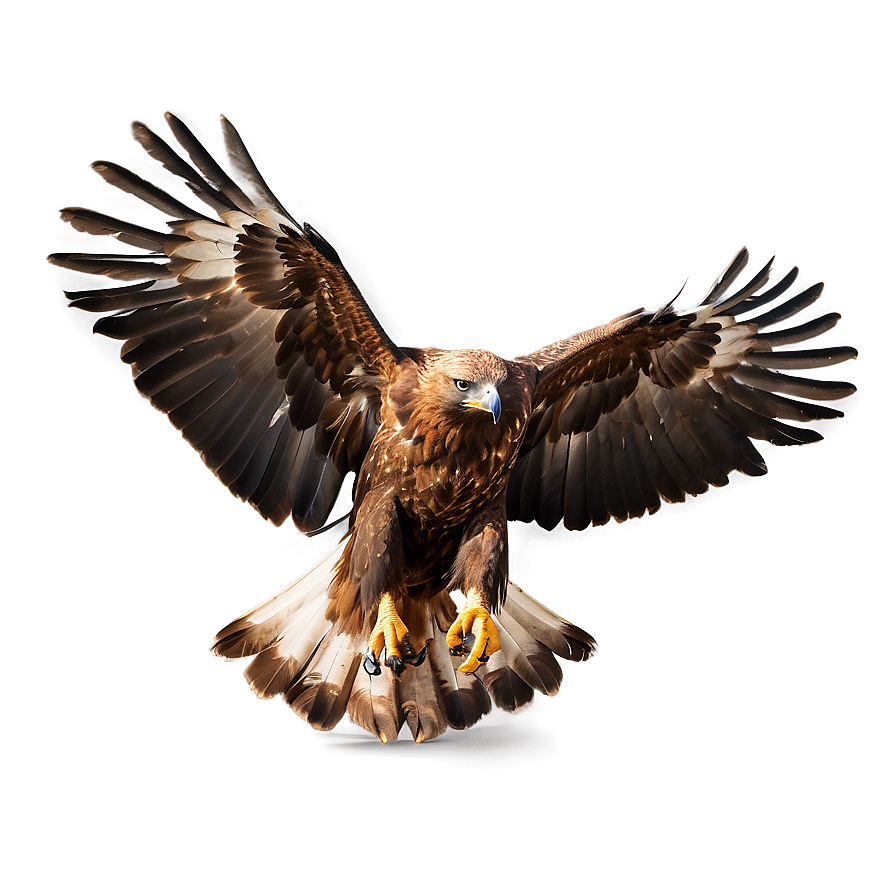 Golden Eagle In Dynamic Pose Png Gwx PNG