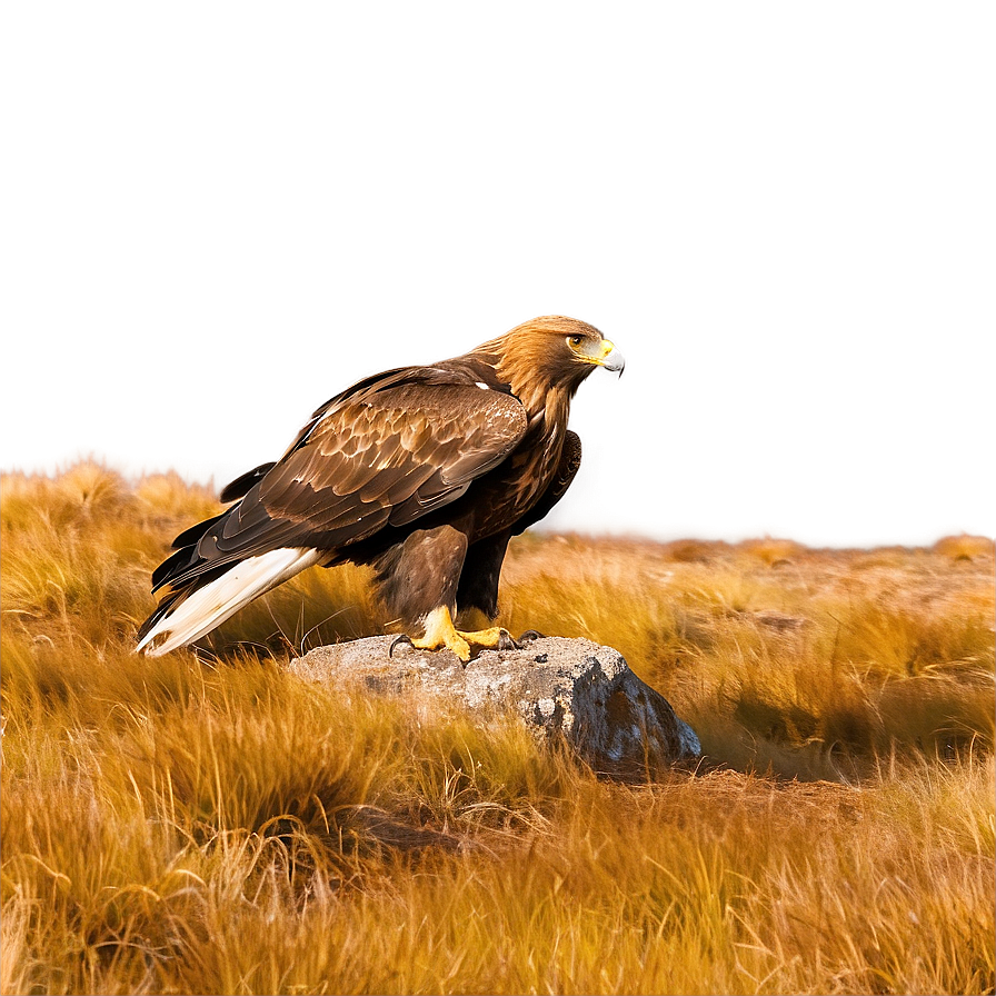 Golden Eagle In Rustic Landscape Png 41 PNG