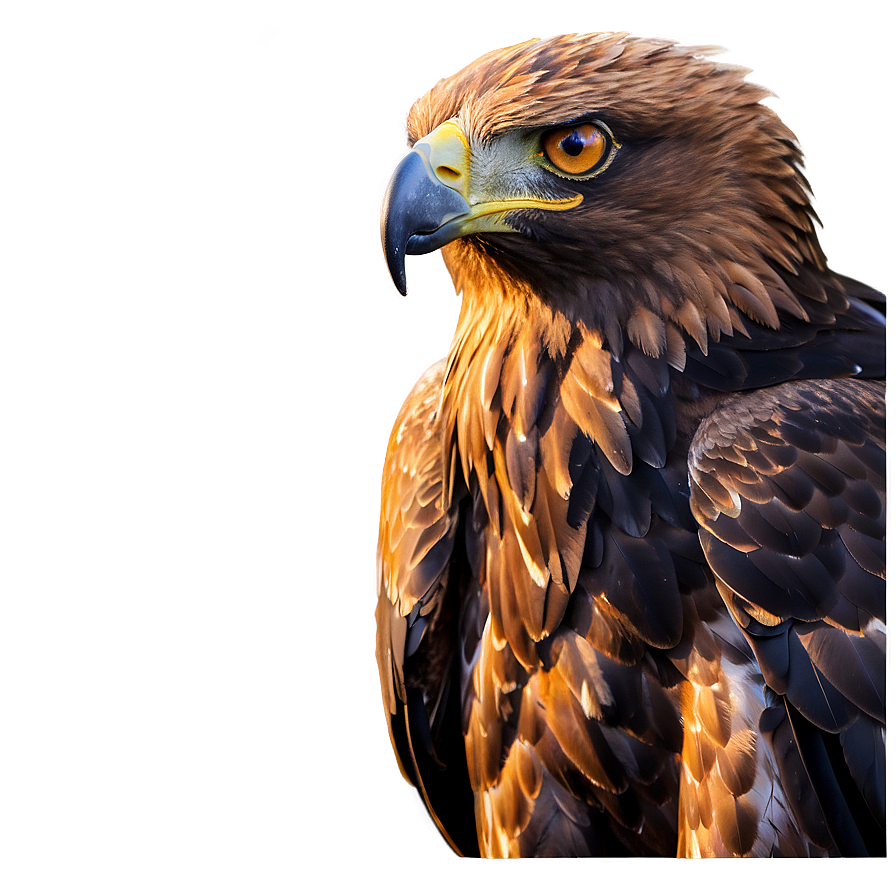 Golden Eagle In Sunset Light Png 59 PNG