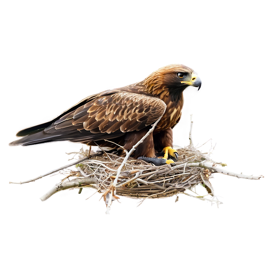 Golden Eagle Nesting Png Icp63 PNG