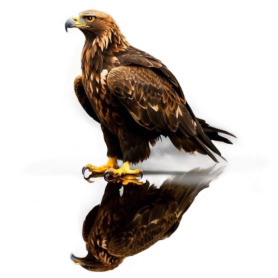 Golden Eagle Reflection Png Tnb31 PNG