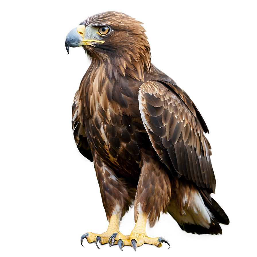 Golden Eagle Staring Intently Png Ina72 PNG