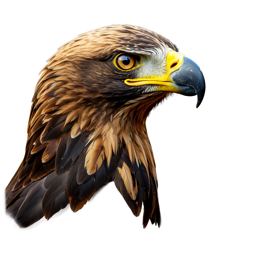 Golden Eagle With Open Beak Png 24 PNG