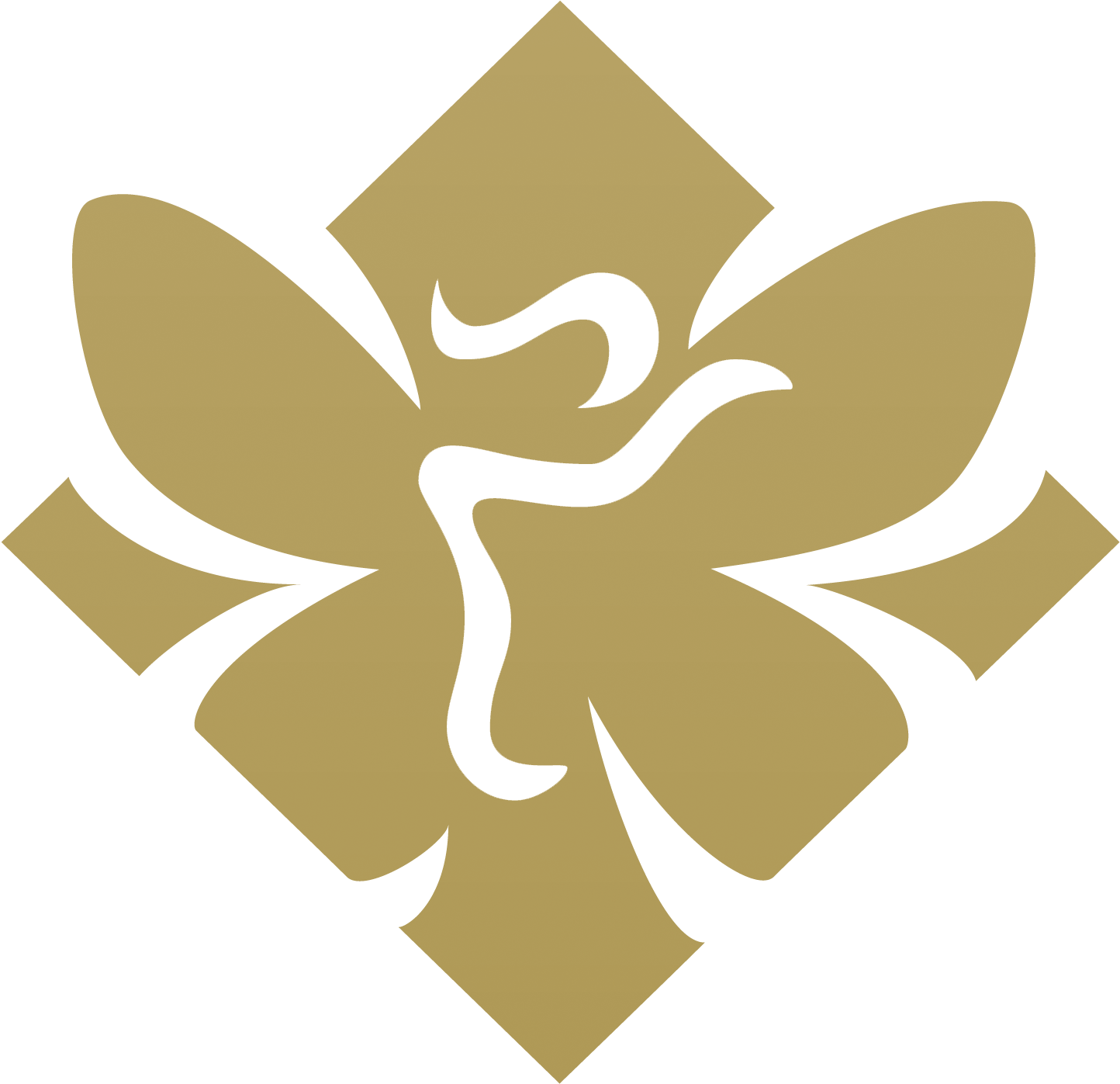 Golden Fleurde Lis Emblem PNG