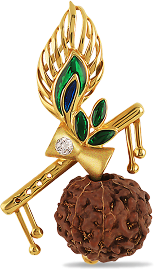 Golden Flute Pinecone Award Trophy PNG