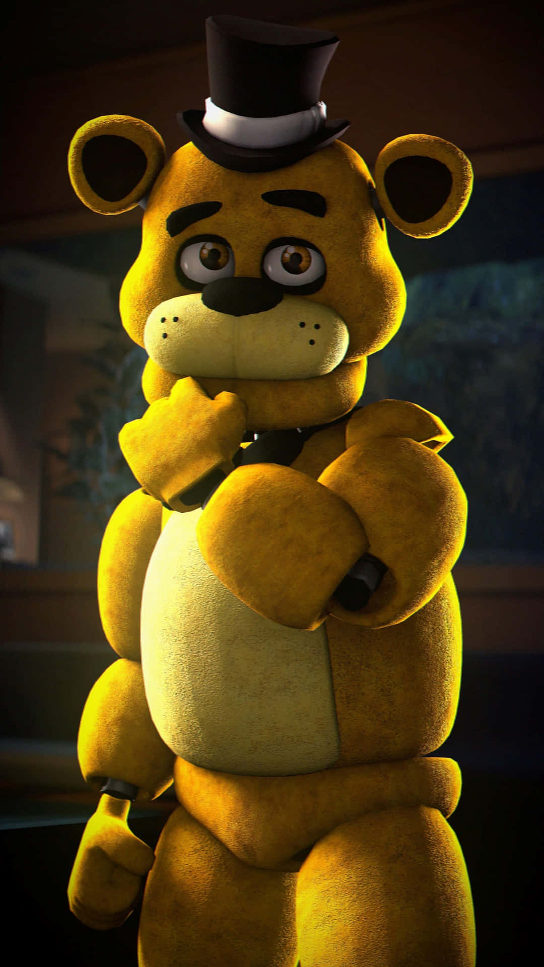Golden Freddy from Five Nights at Freddy's Wallpaper