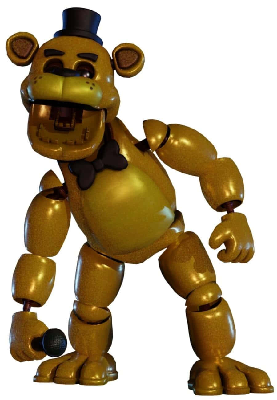 Golden Freddy Staring Menacingly Wallpaper