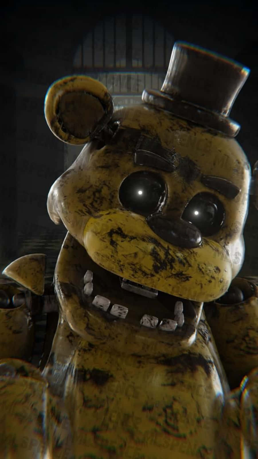 Mysterious Golden Freddy from the Five Nights at Freddy's Franchise Wallpaper