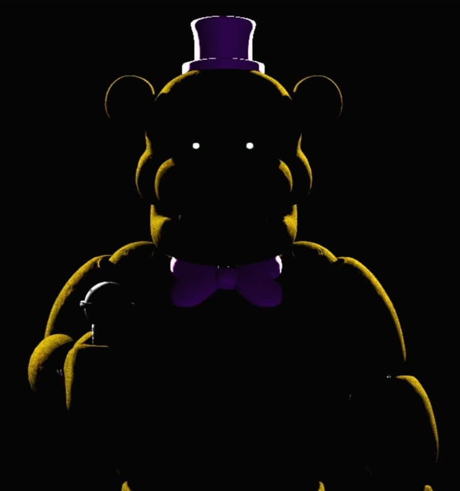 The Mysterious Golden Freddy from Five Nights at Freddy's Game Wallpaper