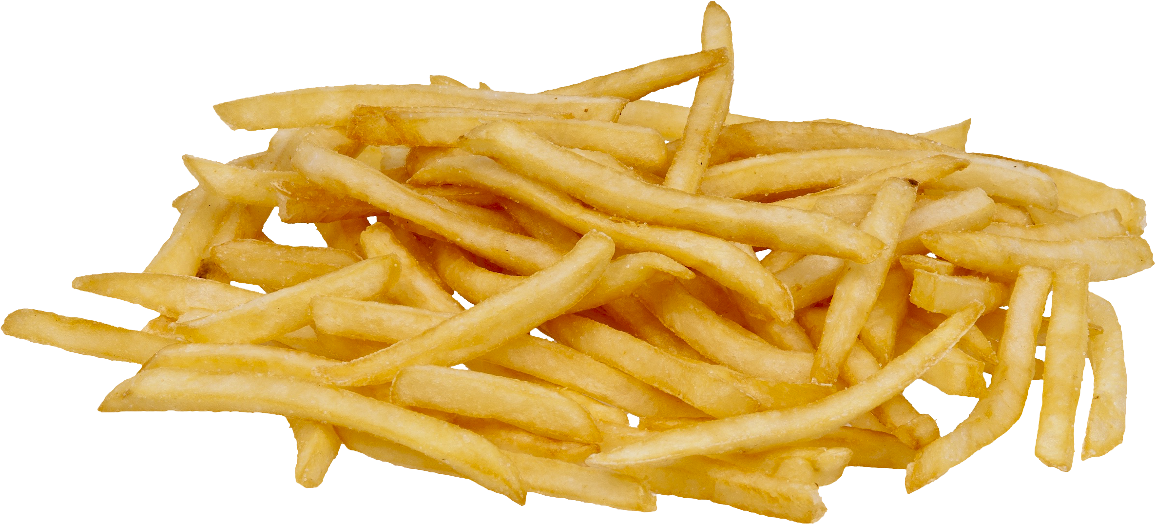 Golden French Fries Isolated PNG