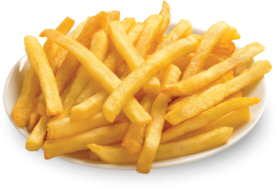 Golden French Fries Plate.png PNG