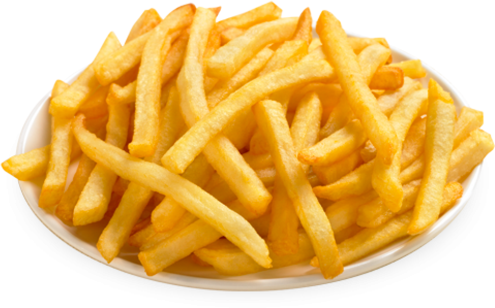 Golden French Fries Plate.png PNG