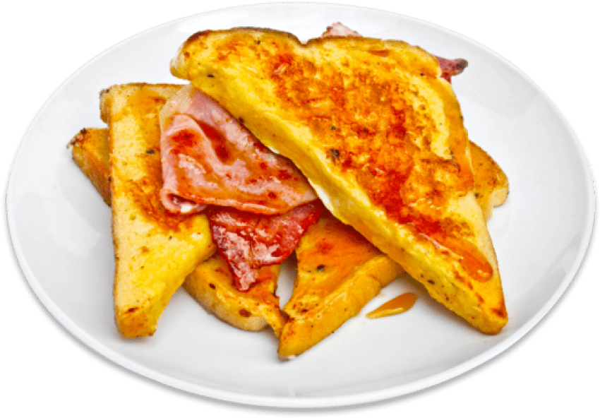 Golden French Toastwith Honeyand Bacon.jpg PNG