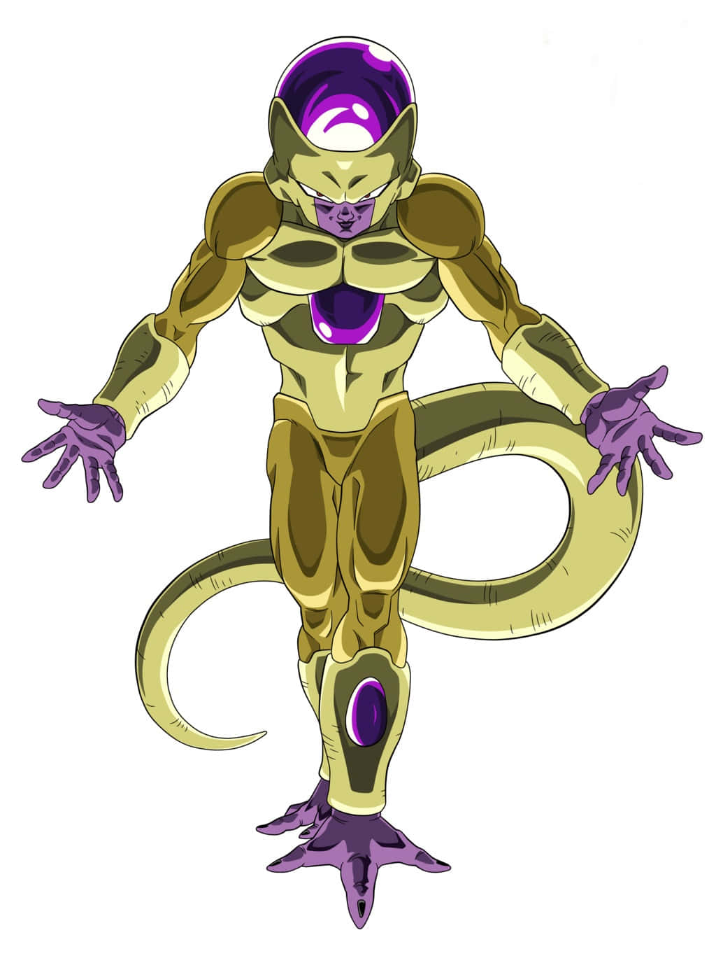 Majestic Golden Frieza from the Dragon Ball Z series Wallpaper