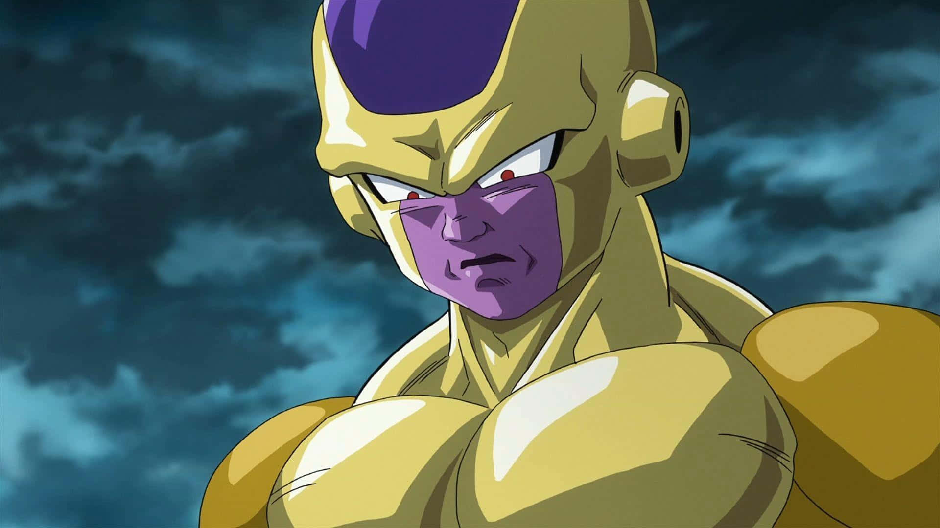 Download The Fierce And Powerful Golden Frieza Wallpaper | Wallpapers.com
