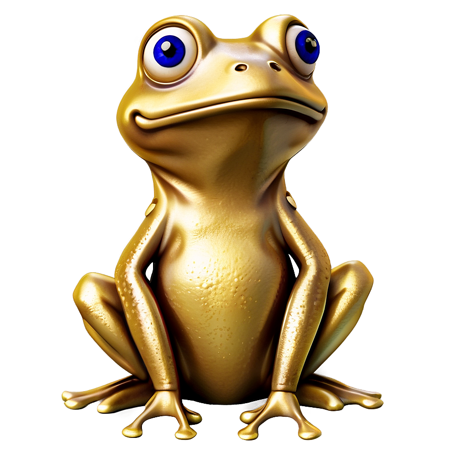 Golden Frog Icon Png 05032024 PNG